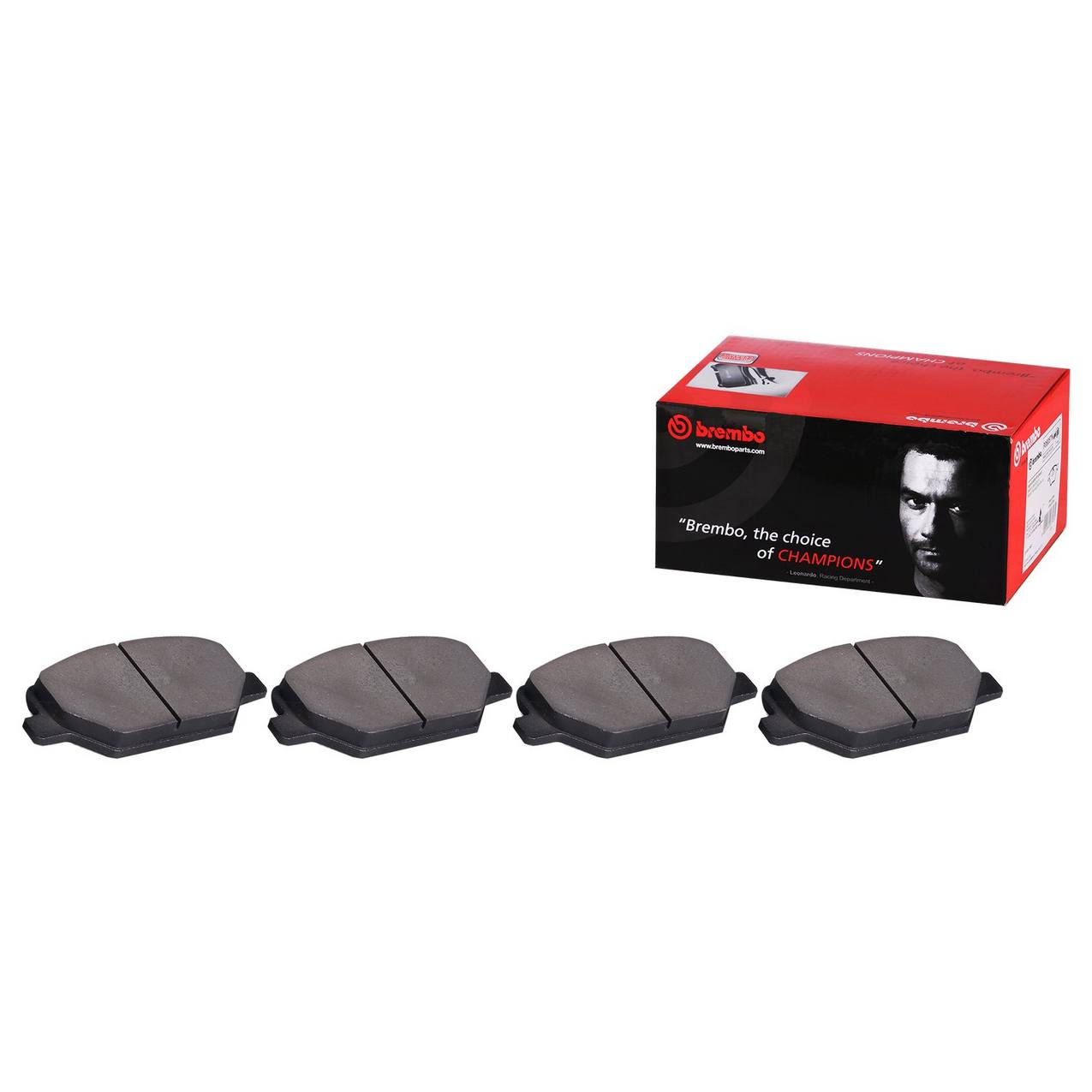 Buick Cadillac Chevrolet Disc Brake Pad Set - Front (Ceramic) 84259368 Brembo