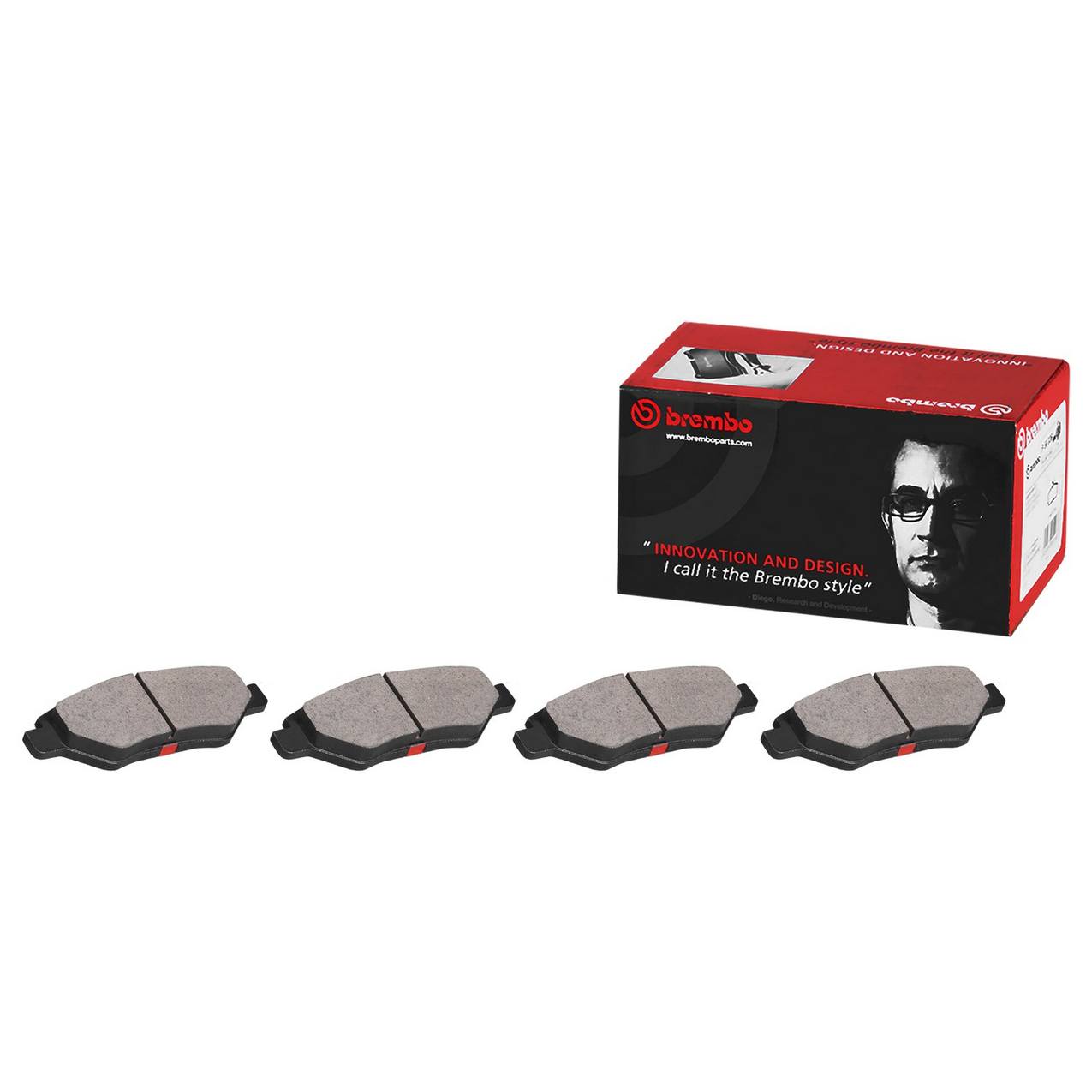 Cadillac Chevrolet Disc Brake Pad Set - Rear (Ceramic) 92230273 Brembo