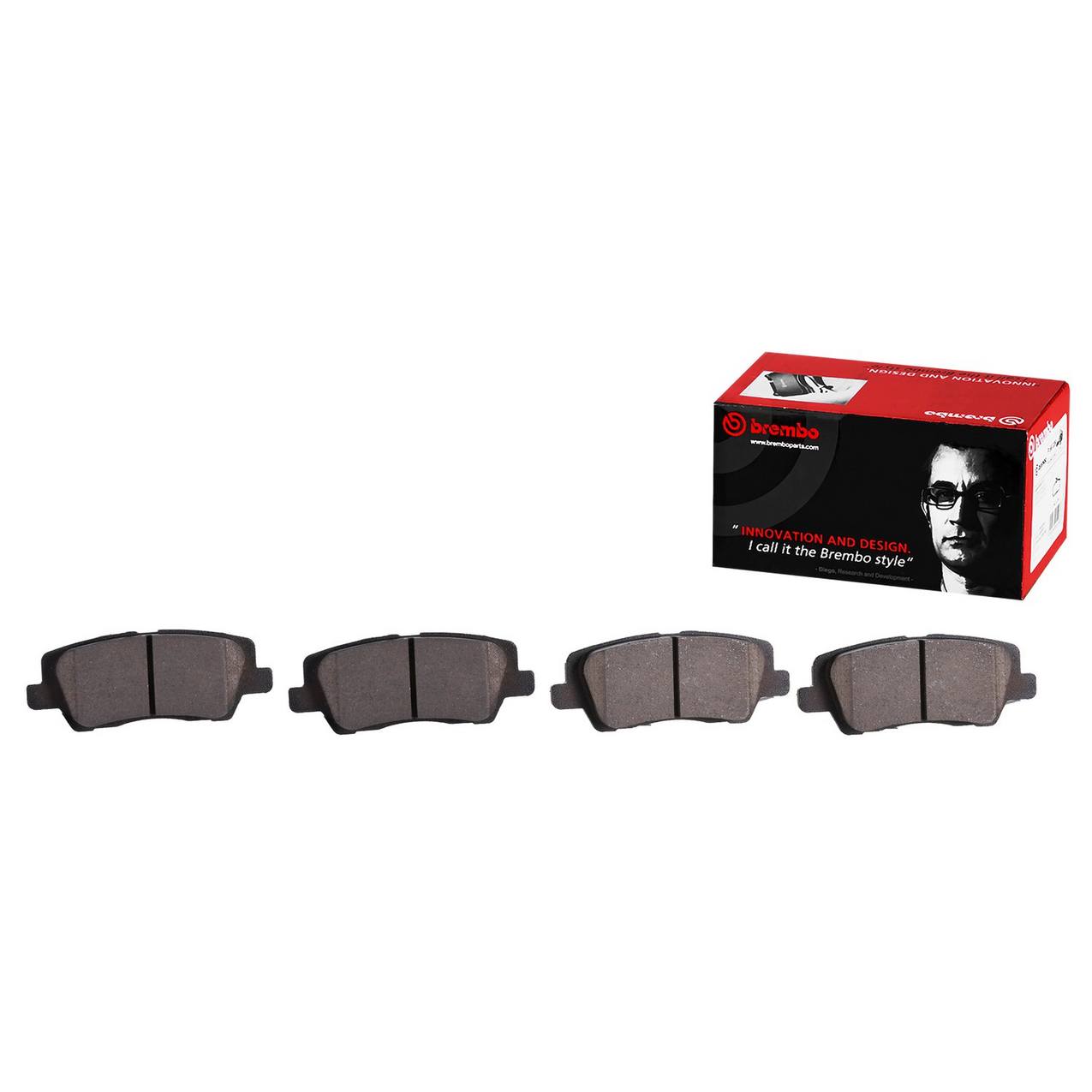 Cadillac Disc Brake Pad Set - Rear (Ceramic) 23316762 Brembo