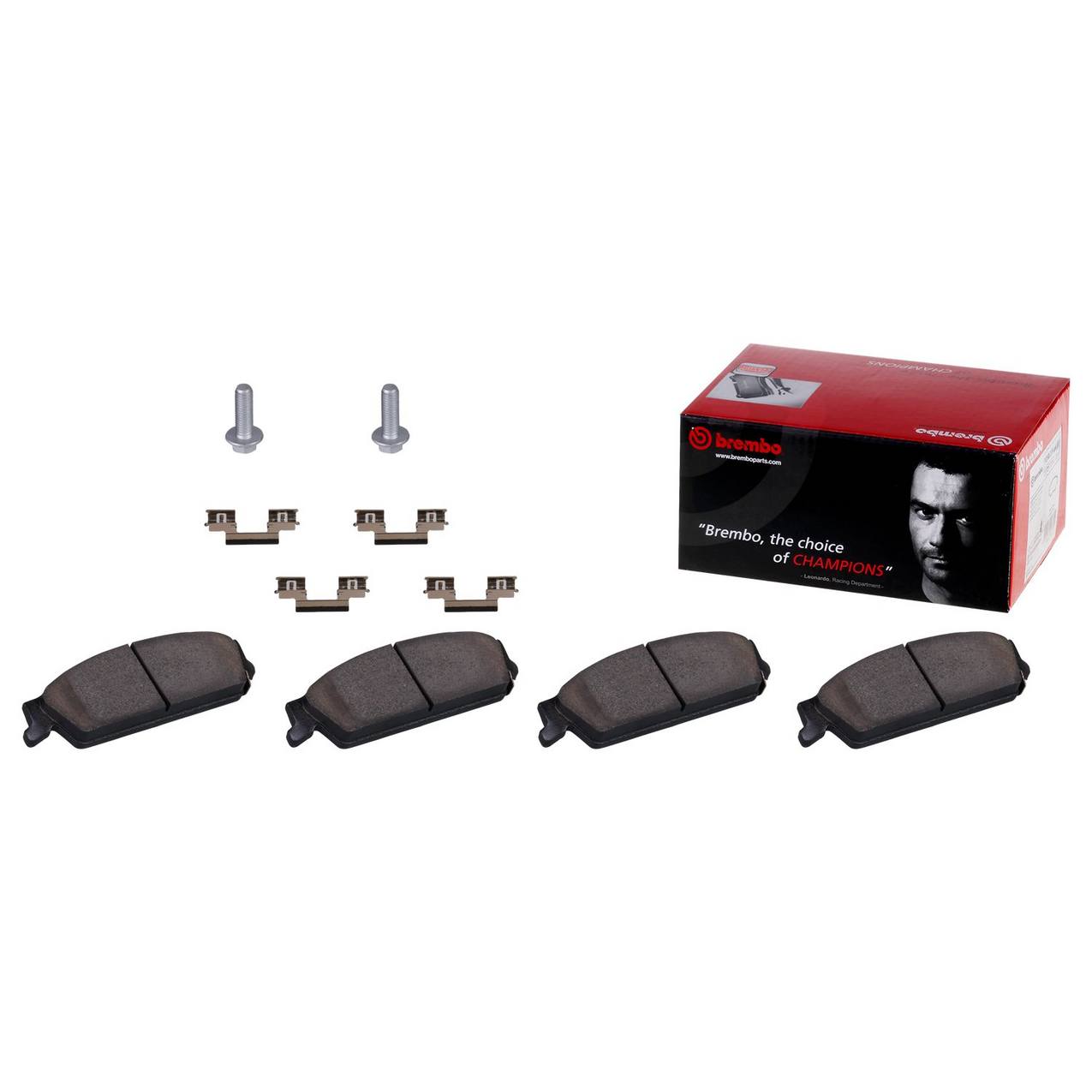 Cadillac Chevrolet GMC Disc Brake Pad Set - Rear (Ceramic) 25949454 Brembo