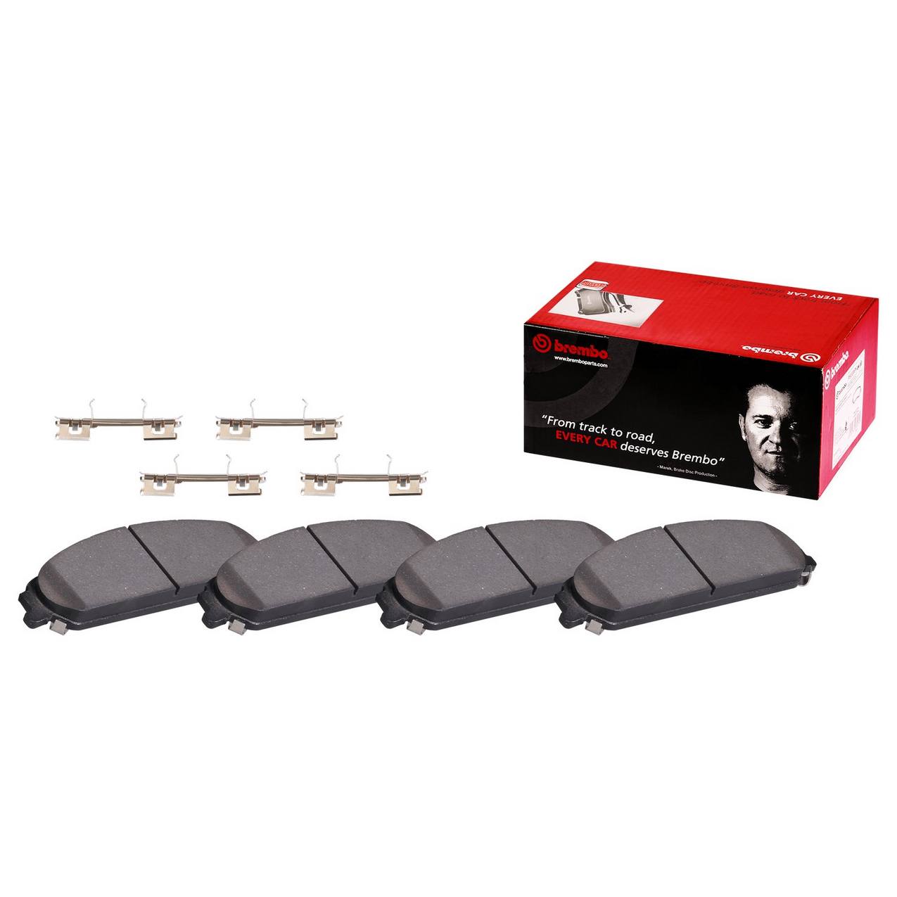 Chrysler Dodge Disc Brake Pad Set - Front (Ceramic) 5086364AB Brembo