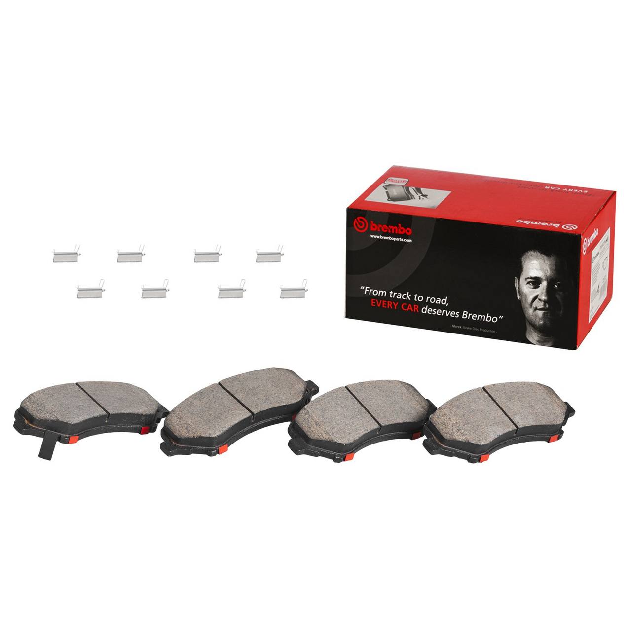 Chrysler Dodge Volkswagen Disc Brake Pad Set - Rear (Ceramic) 7B0698451A Brembo