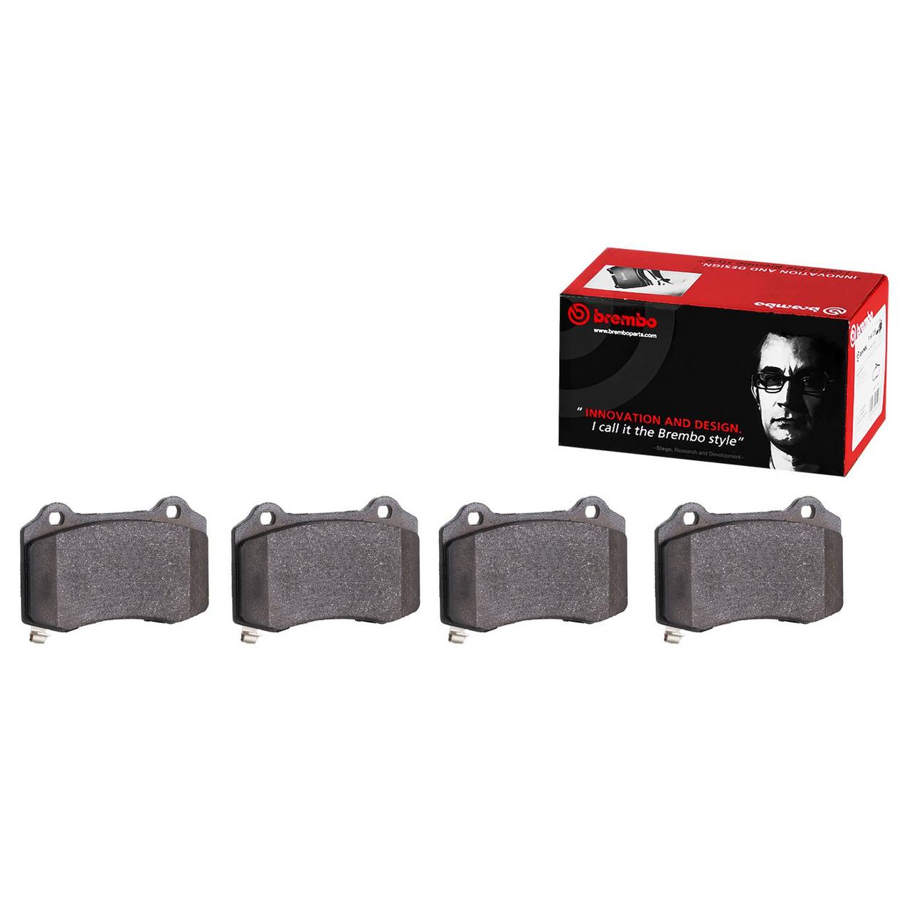 Chrysler Dodge Jeep Disc Brake Pad Set - Front (Ceramic) 68144213AB Brembo