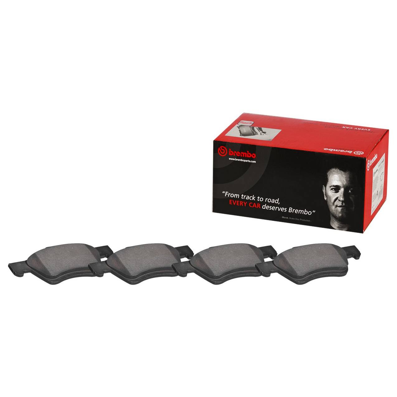 Ford Lincoln Disc Brake Pad Set - Front (Ceramic) CV6Z2001P Brembo