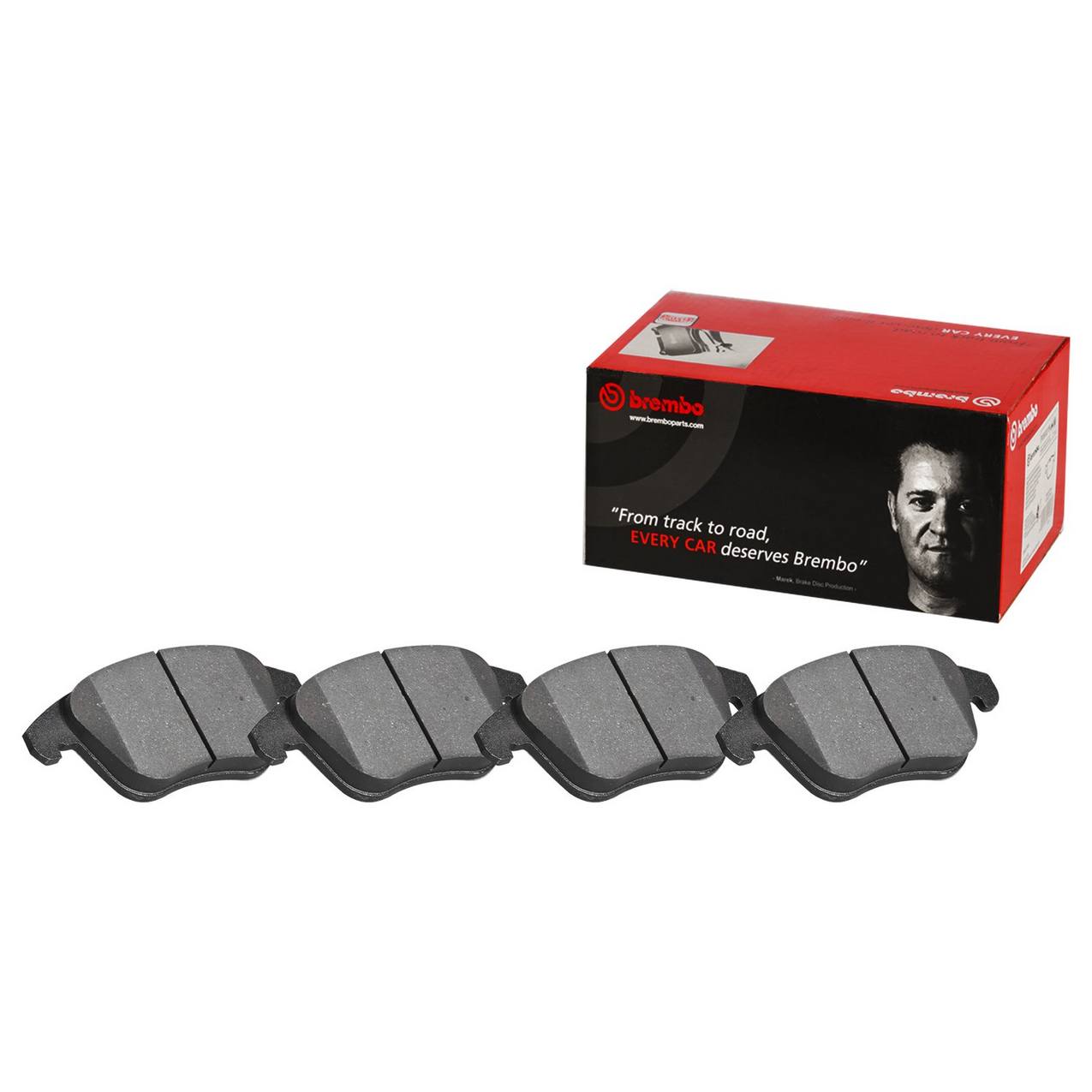 Ford Lincoln Disc Brake Pad Set - Rear (Ceramic) FG1Z2200A Brembo