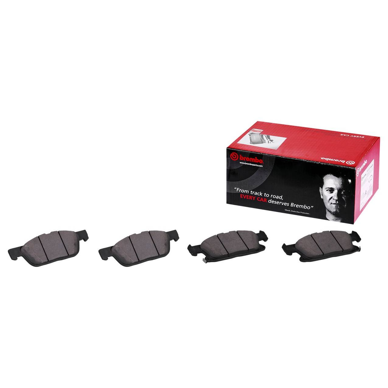 Ford Lincoln Disc Brake Pad Set - Front (Ceramic) GB5Z2001A Brembo