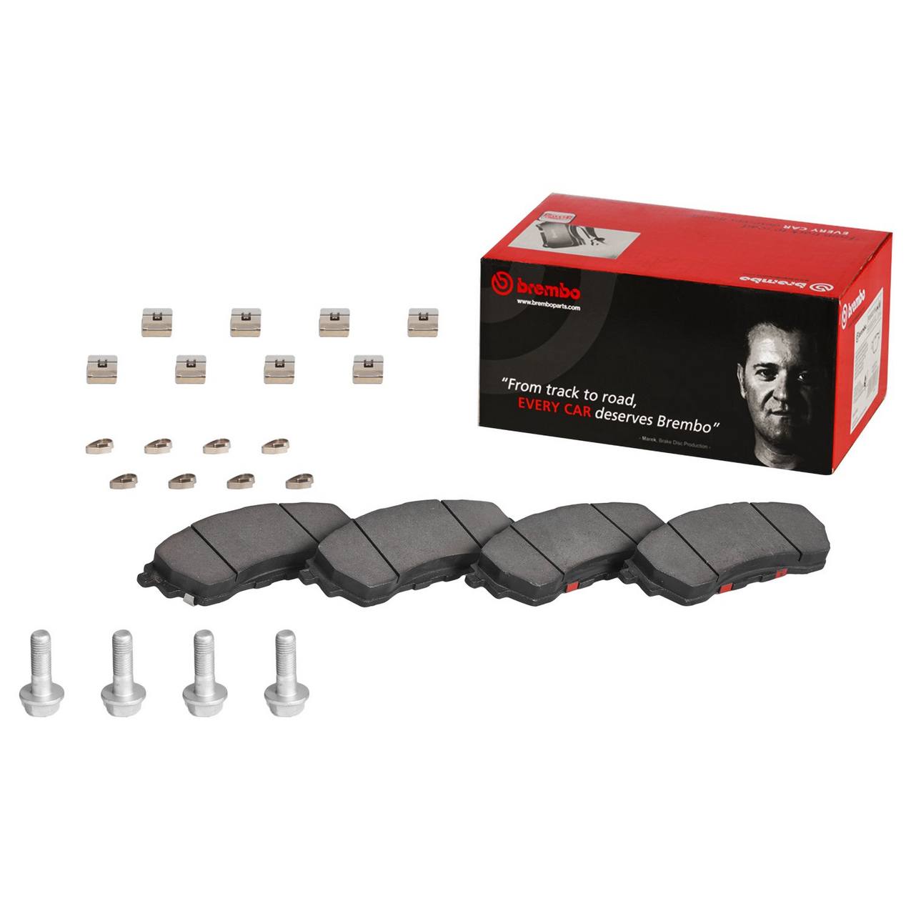 Ford Disc Brake Pad Set - Rear (Ceramic) FR3Z2200K Brembo