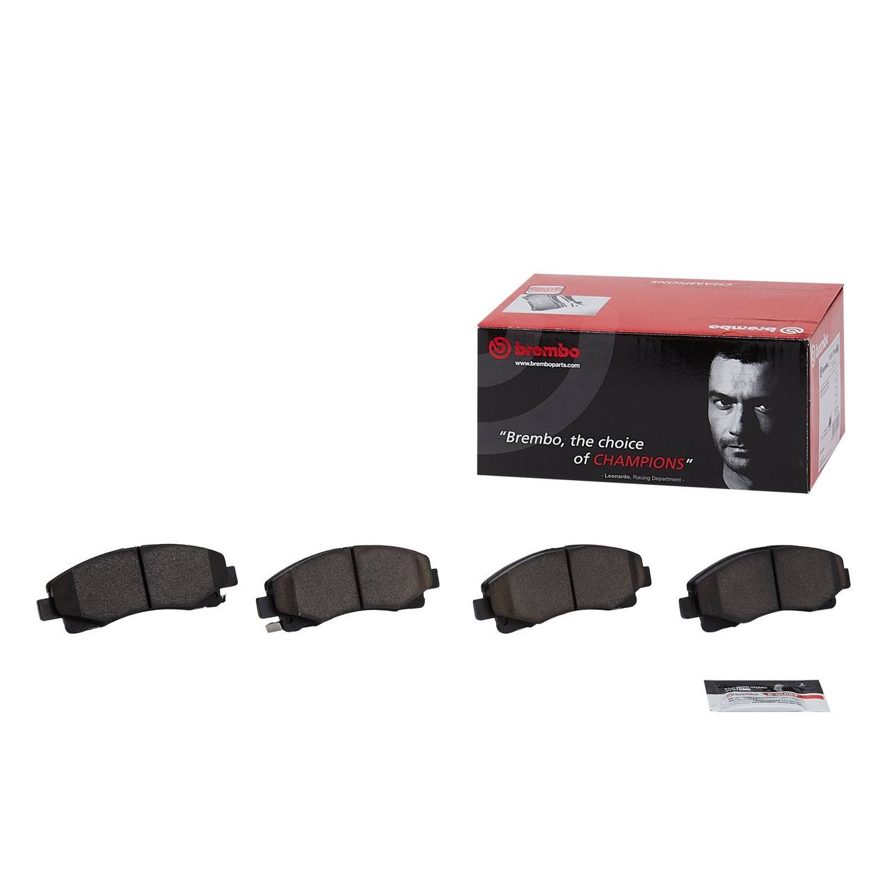 Honda Disc Brake Pad and Rotor Kit - Rear (282mm) (Ceramic) Brembo