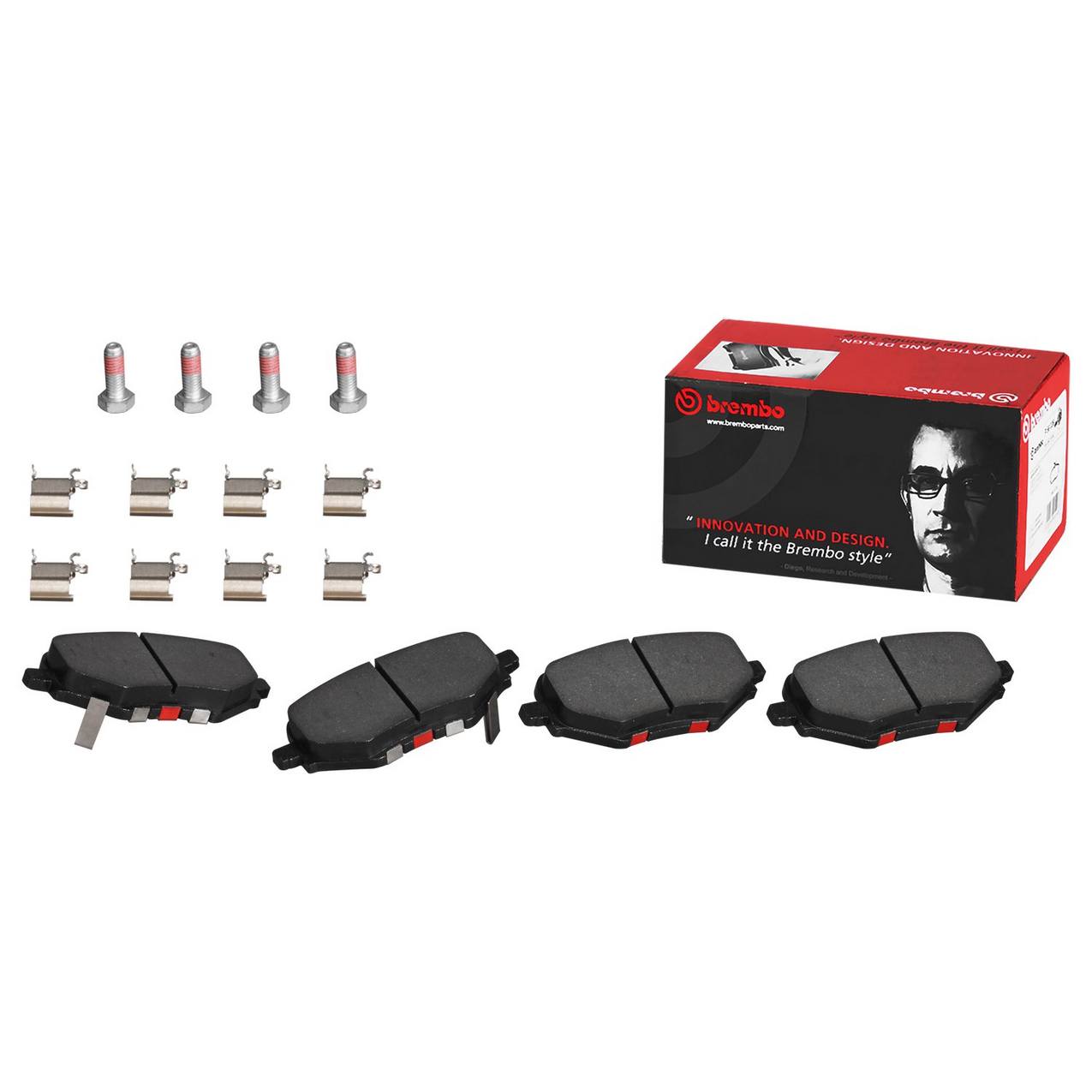 Honda Acura Disc Brake Pad Set - Front (Ceramic) 45022TZ5A10 Brembo