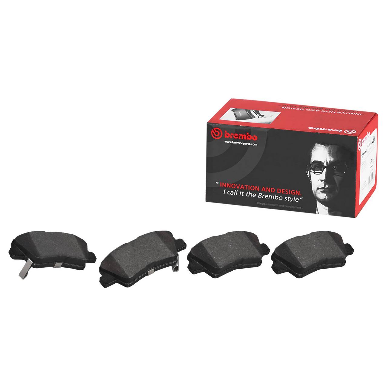 Hyundai Disc Brake Pad Set - Front (Ceramic) 581013NA02 Brembo