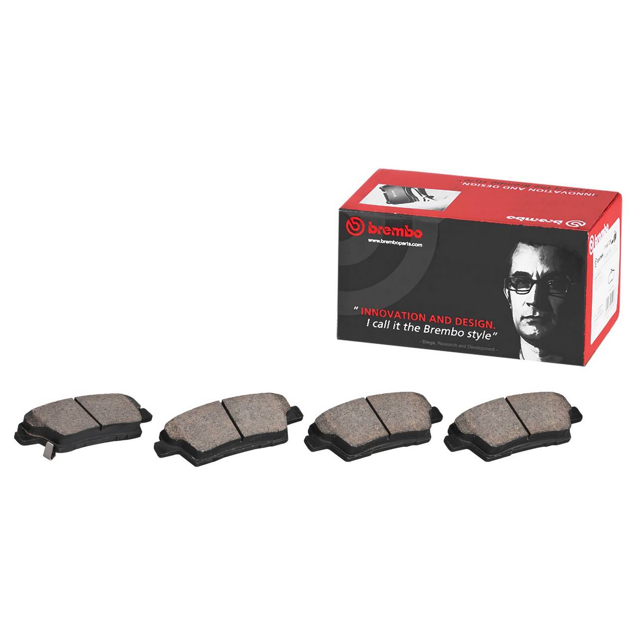 Hyundai Jeep Tesla Disc Brake Pad Set - Rear (Ceramic) 583022MA10 Brembo