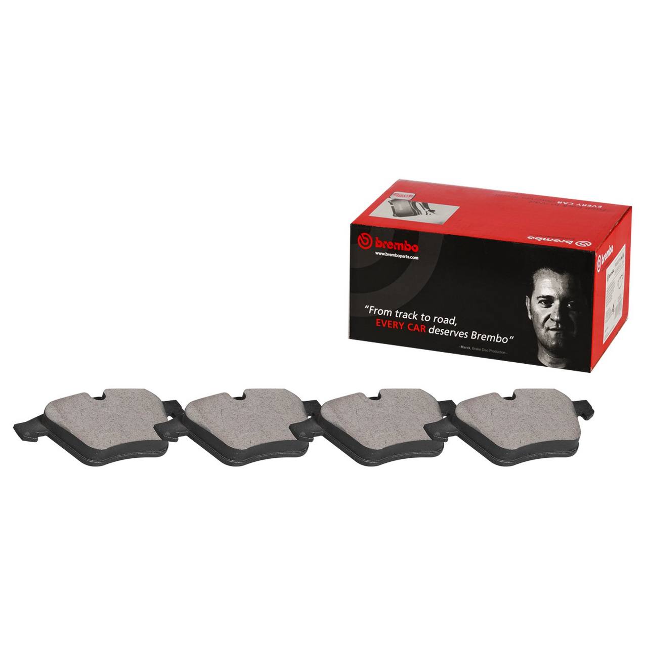 Jaguar Disc Brake Pad Set - Front (Ceramic) C2Z32076 Brembo