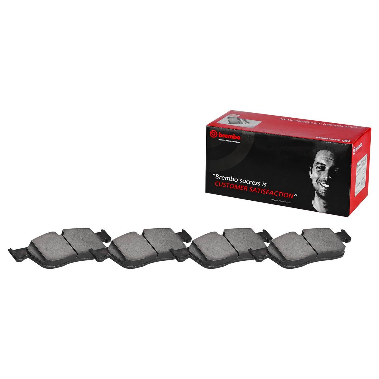 Jaguar Disc Brake Pad Set - Rear (Ceramic) C2P25493 Brembo