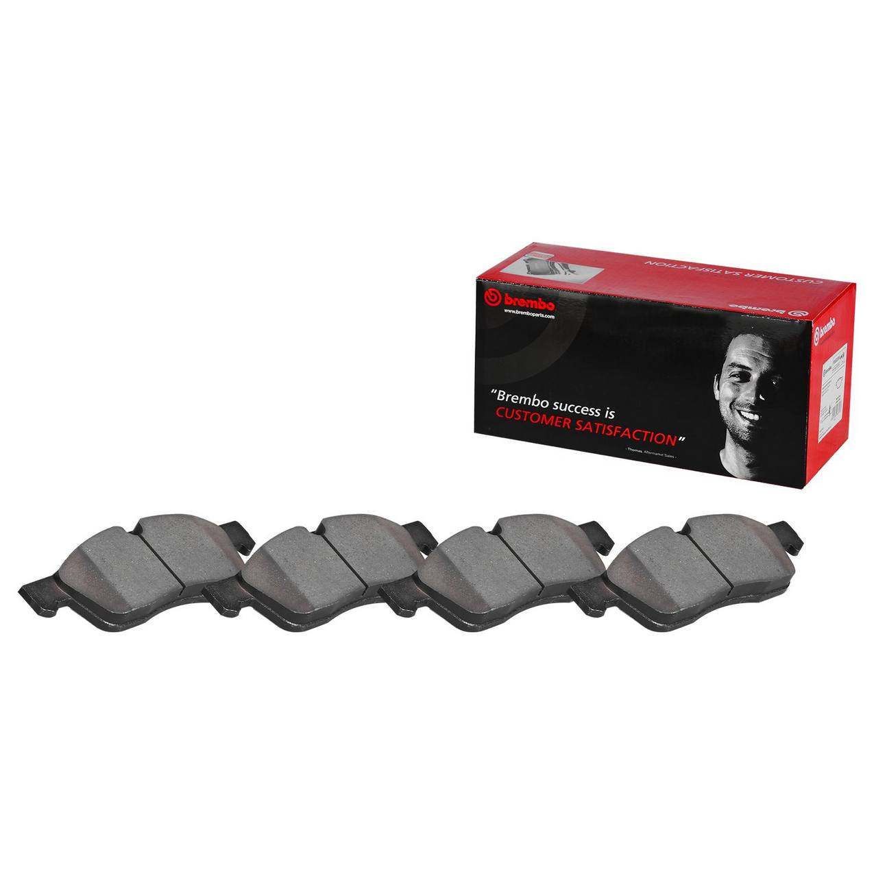 Chrysler Dodge Jeep Disc Brake Pad Set - Front (Ceramic) 5139899AA Brembo