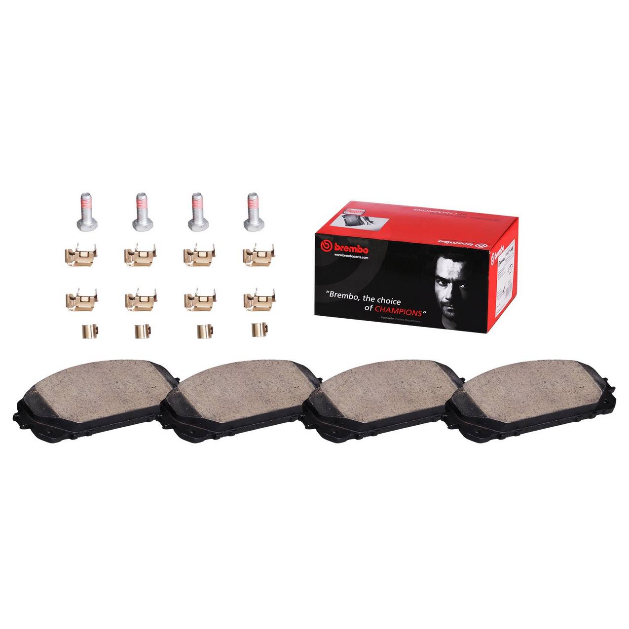 Chrysler Jeep Disc Brake Pad Set - Rear (Ceramic) 68225301AD Brembo