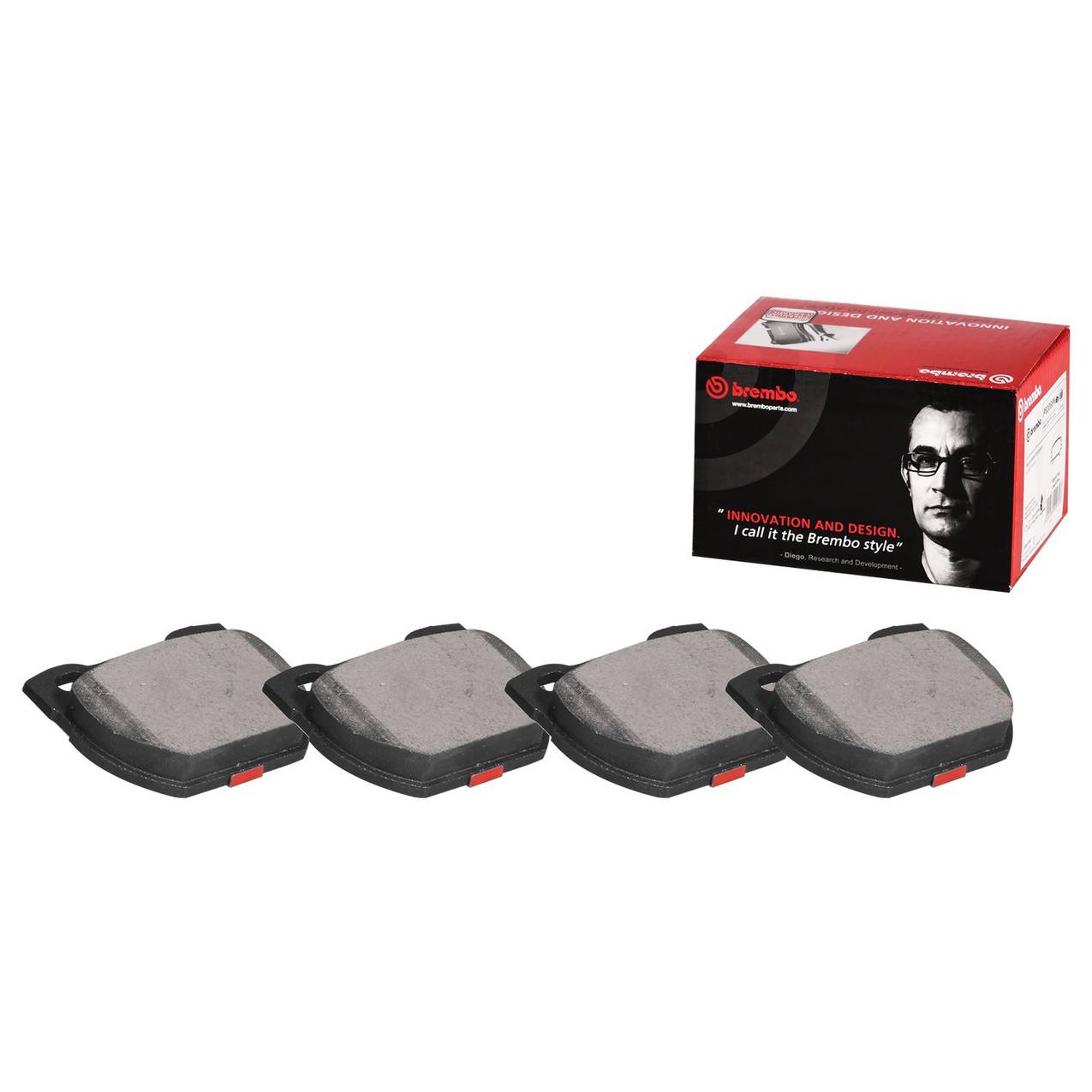 Land Rover Disc Brake Pad Set - Rear (Ceramic) STC8569 Brembo