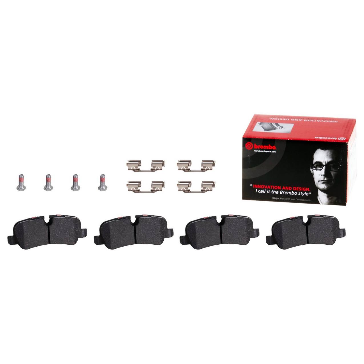 Land Rover Disc Brake Pad Set - Front (Ceramic) SFP500100 Brembo