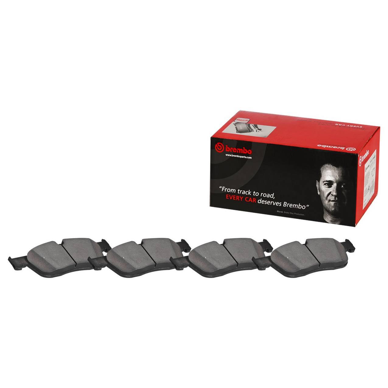 Land Rover Disc Brake Pad Set - Rear (Ceramic) LR025739 Brembo