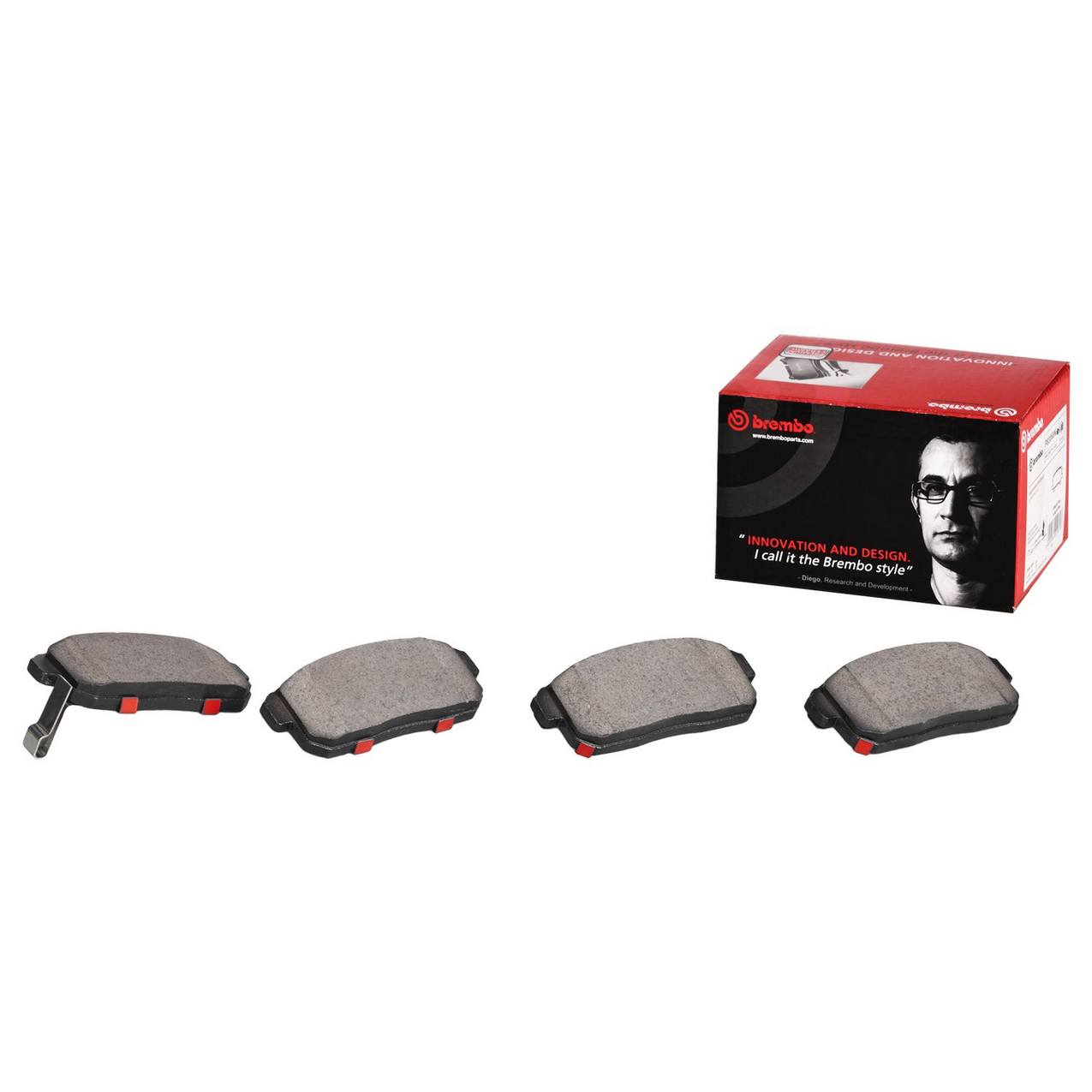 Mazda Disc Brake Pad Set - Front (Ceramic) F1Y73323Z Brembo