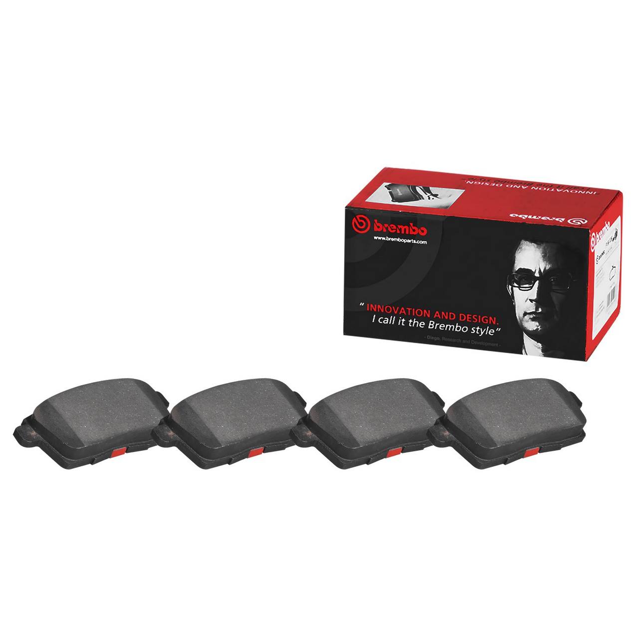 Ford Lincoln Mazda Disc Brake Pad Set - Front (Ceramic) 9E5Z2001A Brembo