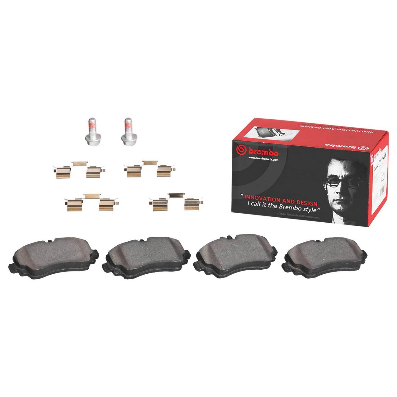 Mercedes Disc Brake Pad Set - Rear (Ceramic) 003420282041 Brembo