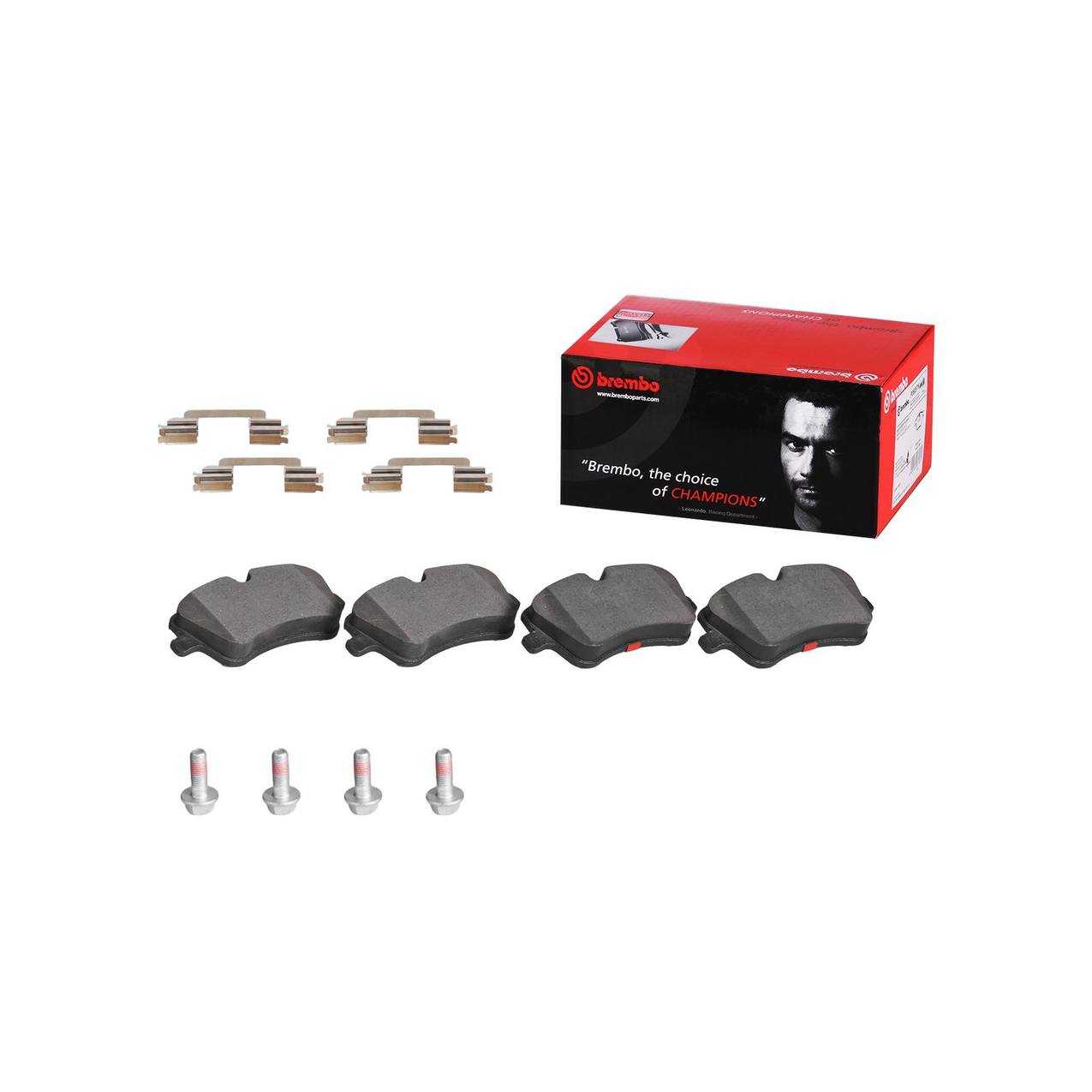 Mercedes Disc Brake Pad Set - Front (Ceramic) 0054206220 Brembo