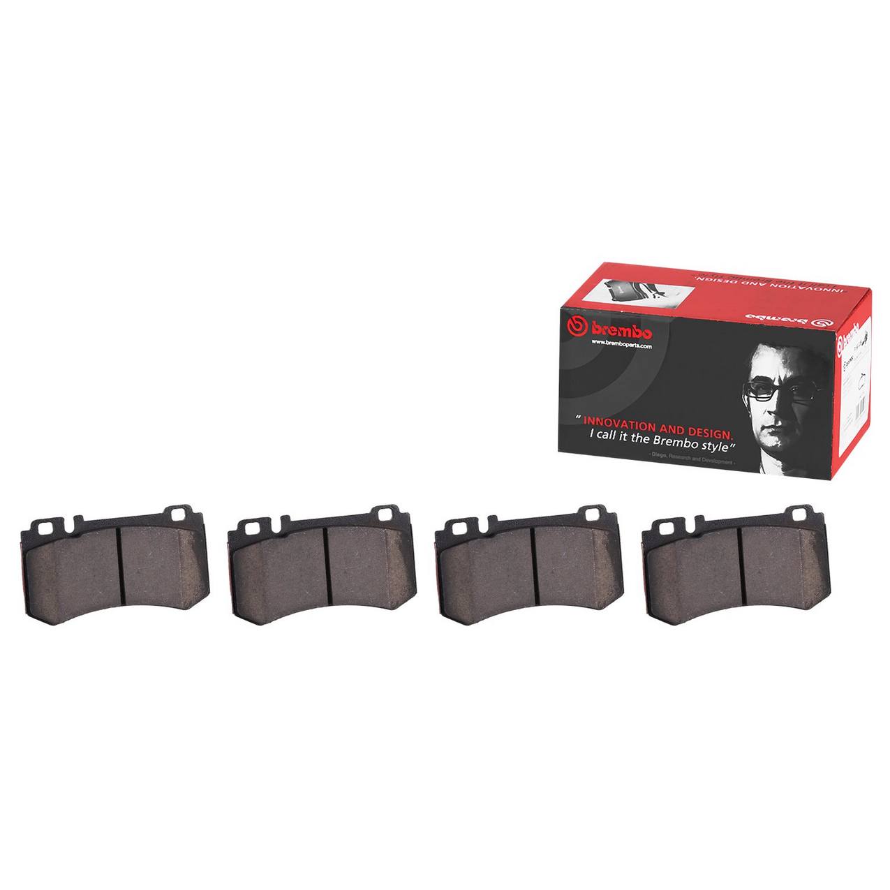 Mercedes Dodge Disc Brake Pad Set - Rear (Ceramic) 0064204520 Brembo