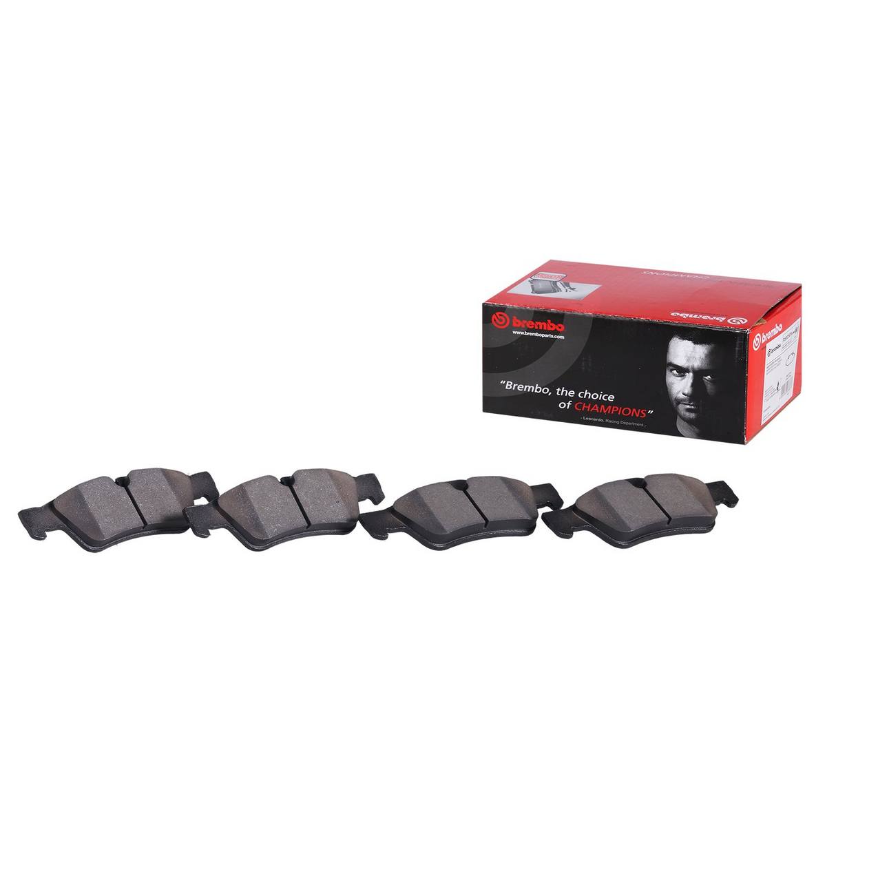 Mercedes Disc Brake Pad Set - Front (Ceramic) 1644201820 Brembo