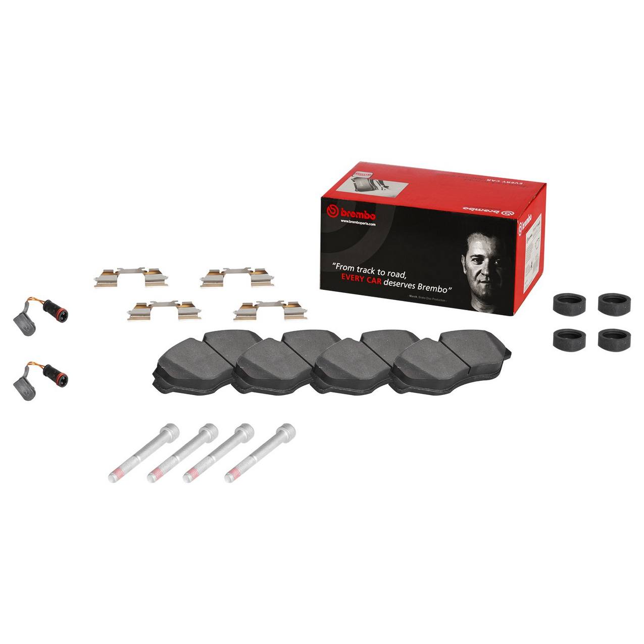 Mercedes Dodge Disc Brake Pad and Rotor Kit - Rear (298mm) (Ceramic) Brembo