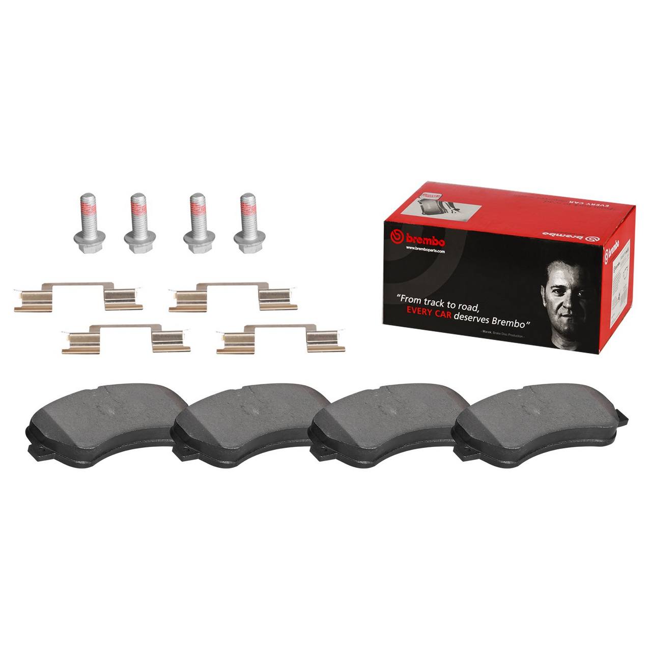 Mercedes Dodge Disc Brake Pad and Rotor Kit - Front (300mm) (Ceramic) Brembo