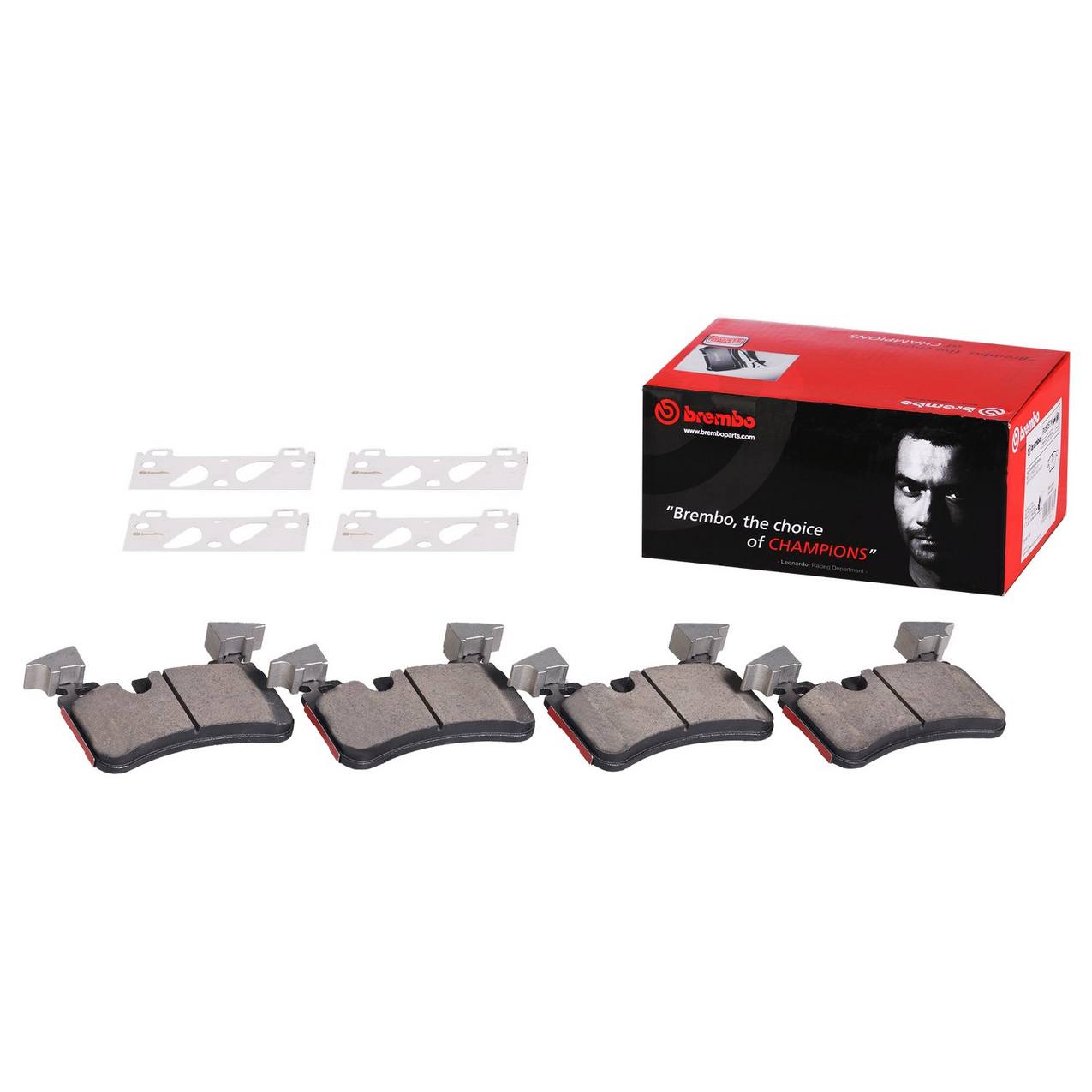 Mercedes Disc Brake Pad Set - Rear (Ceramic) 005420412041 Brembo