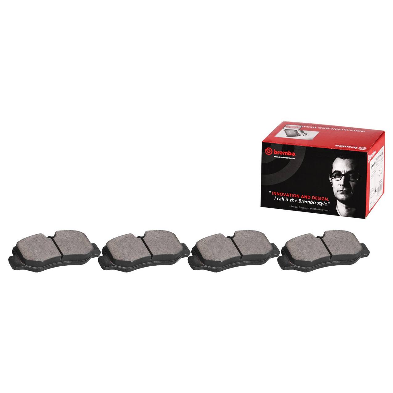 Mercedes Disc Brake Pad Set - Rear (Ceramic) 0084202920 Brembo