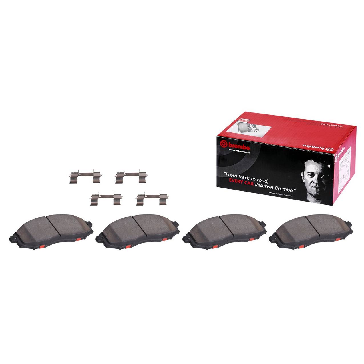 Nissan Infiniti Disc Brake Pad and Rotor Kit - Rear (292mm) (Ceramic) Brembo