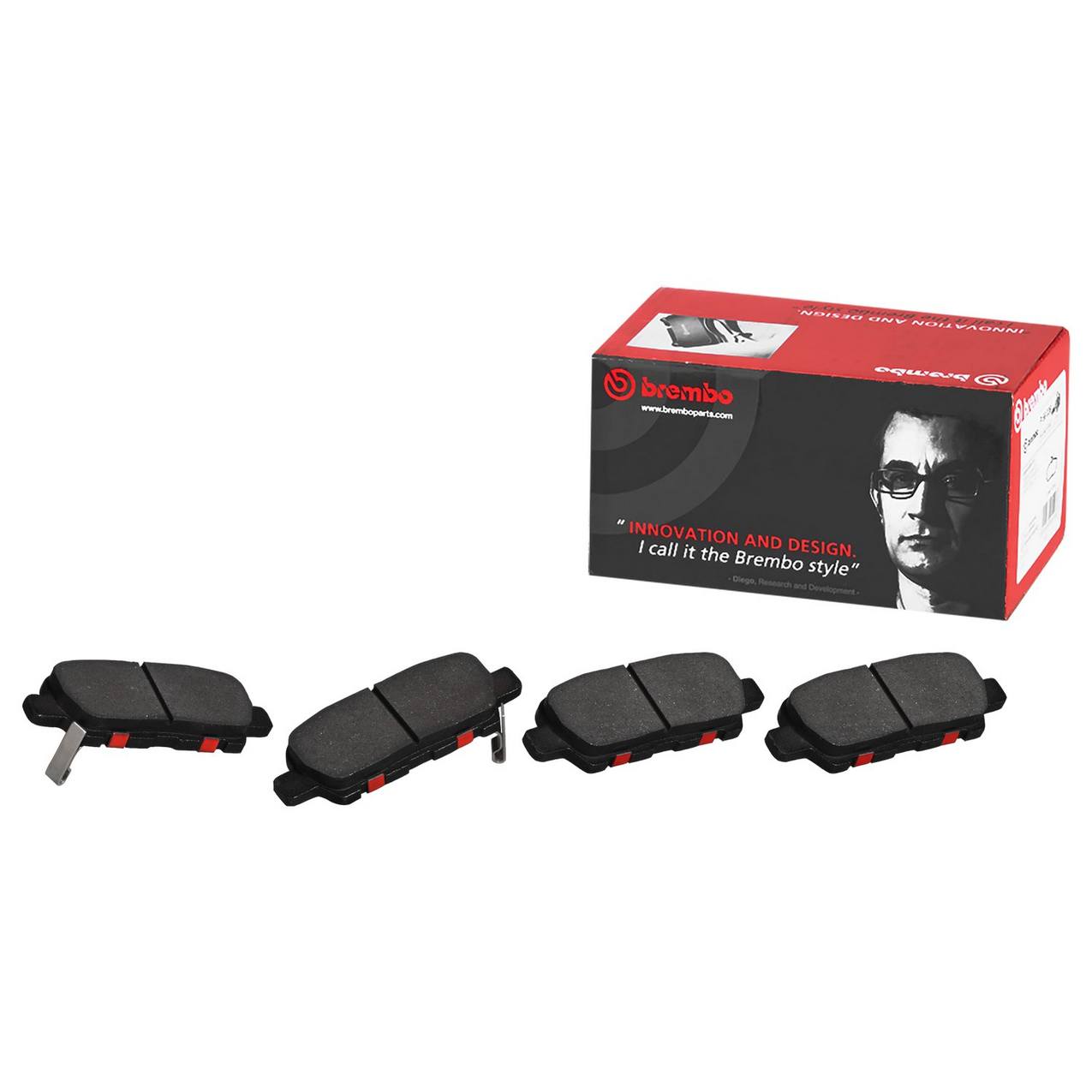 Infiniti Disc Brake Pad Set - Front (Ceramic) D1060JK00B Brembo