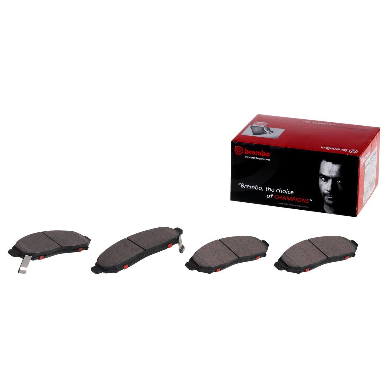 Nissan Infiniti Disc Brake Pad Set - Front (Ceramic) AY040NS146 Brembo