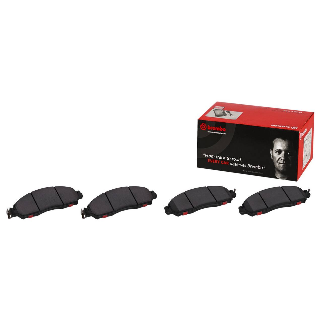 Nissan Infiniti Disc Brake Pad Set - Front (Ceramic) D10604GA0J Brembo