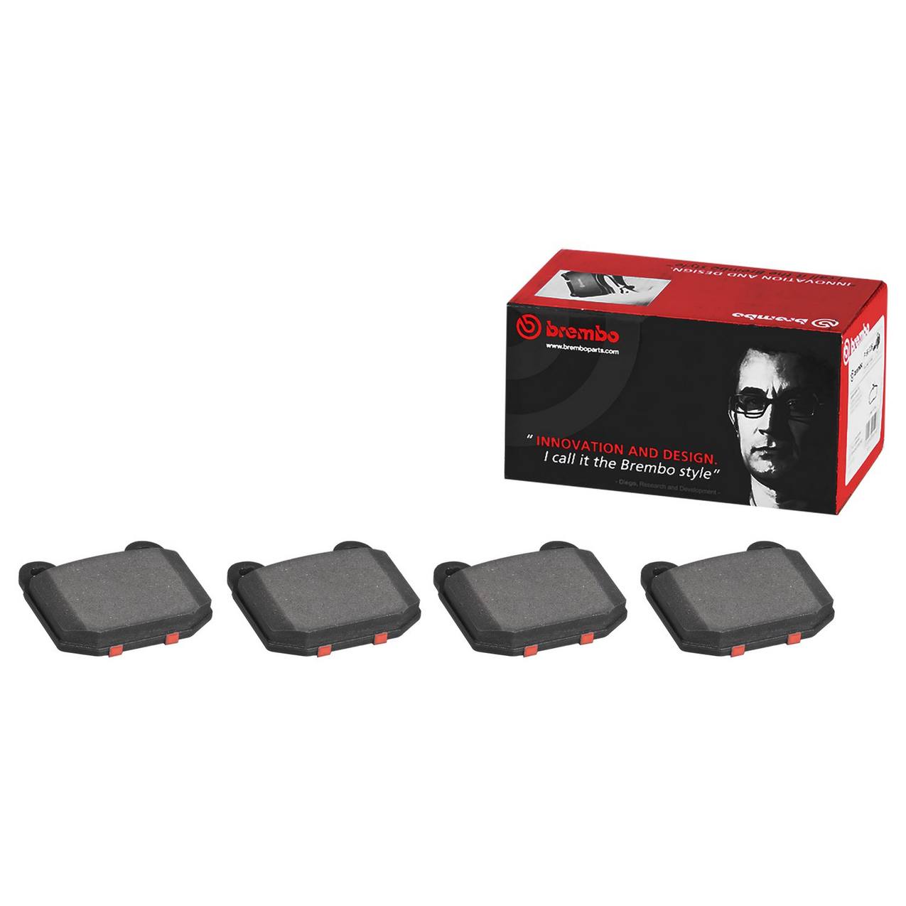 Nissan Infiniti Disc Brake Pad Set - Front (Ceramic) D1060ZC027 Brembo