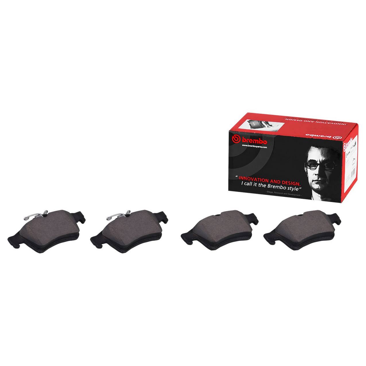 Buick Cadillac Chevrolet Disc Brake Pad Set - Front (Ceramic) 19152666 Brembo