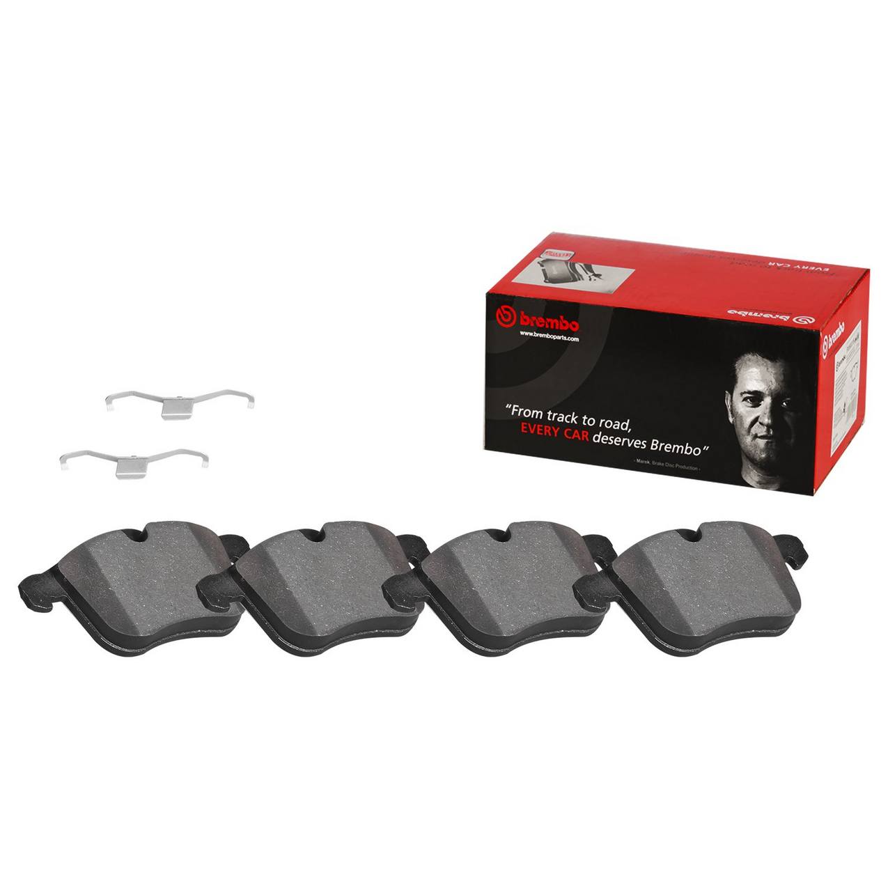 Saab Disc Brake Pad Set - Front (Ceramic) 99900004 Brembo