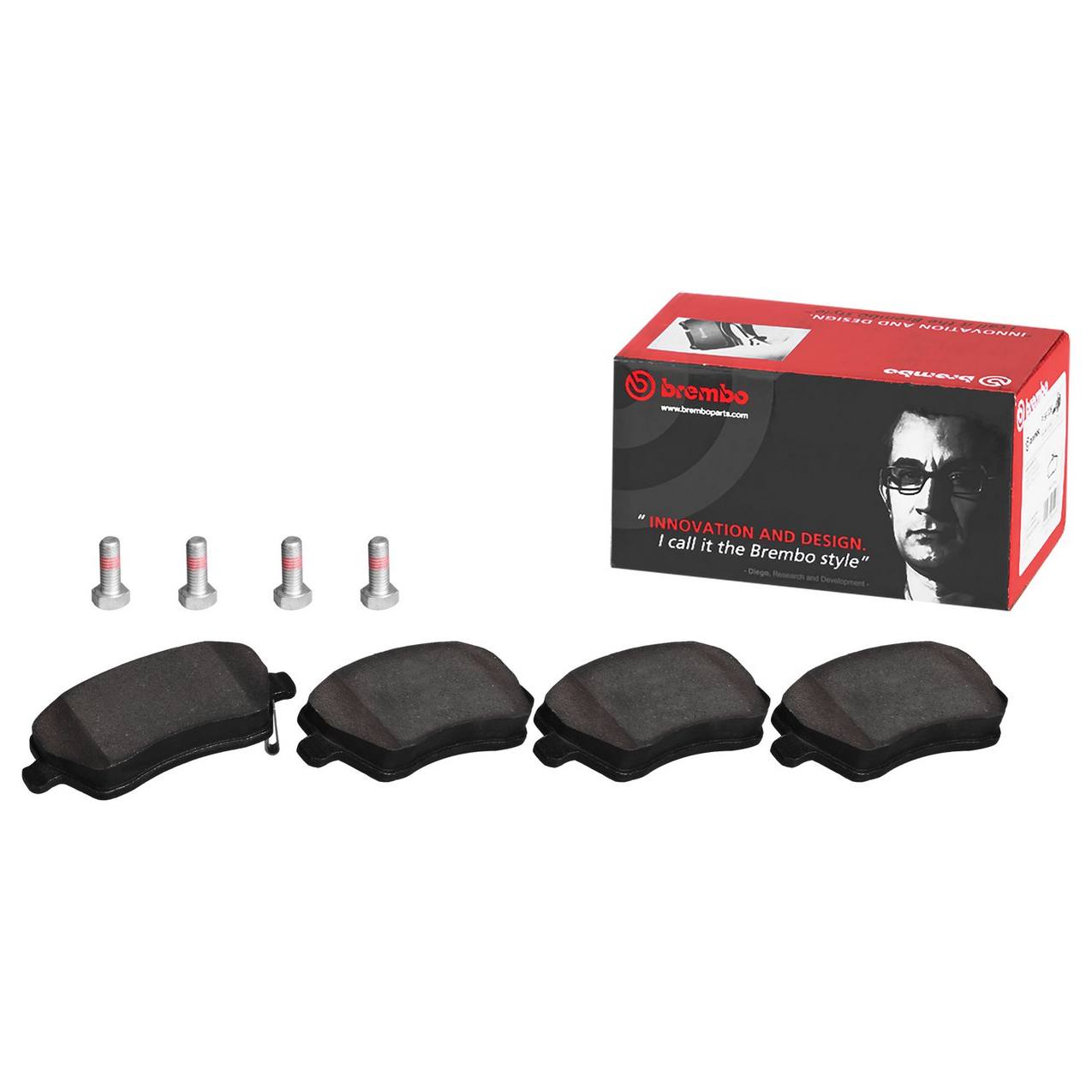 Saab Disc Brake Pad Set - Front (Ceramic) 99900006 Brembo