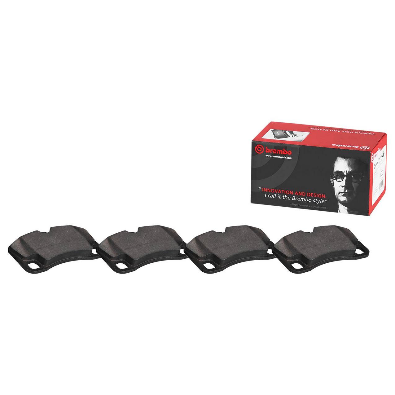 Porsche Disc Brake Pad Set - Front (Ceramic) 99735193819 Brembo