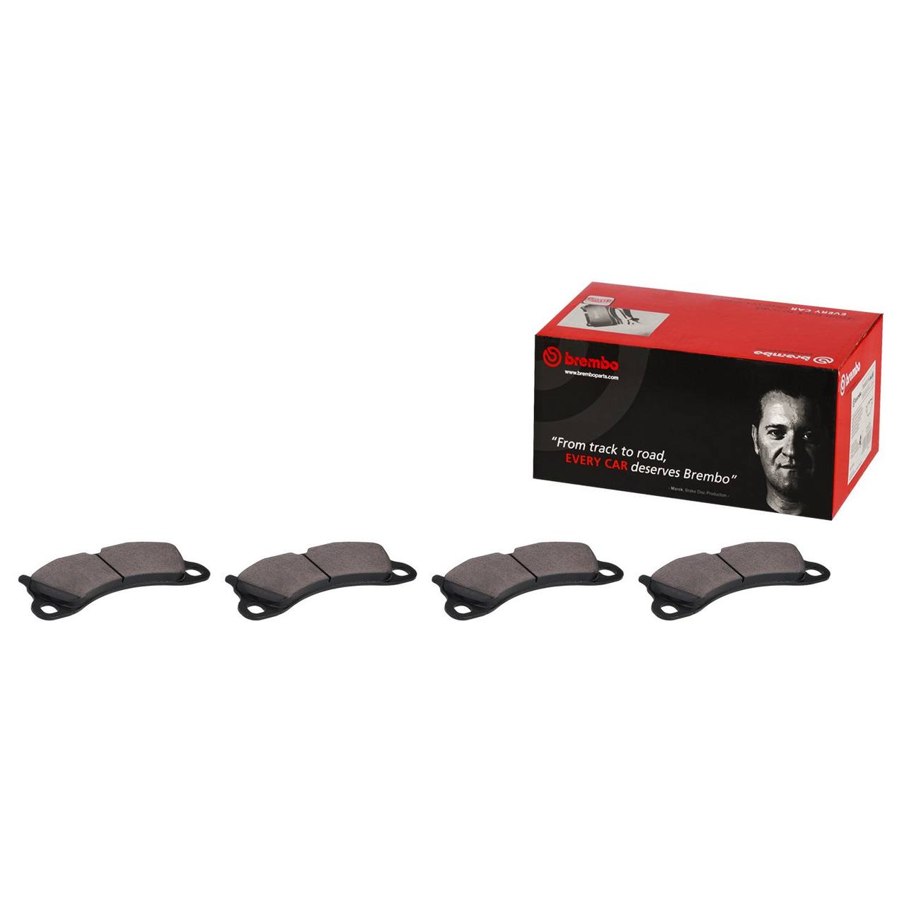 Porsche Disc Brake Pad Set - Rear (Ceramic) 971698451D Brembo