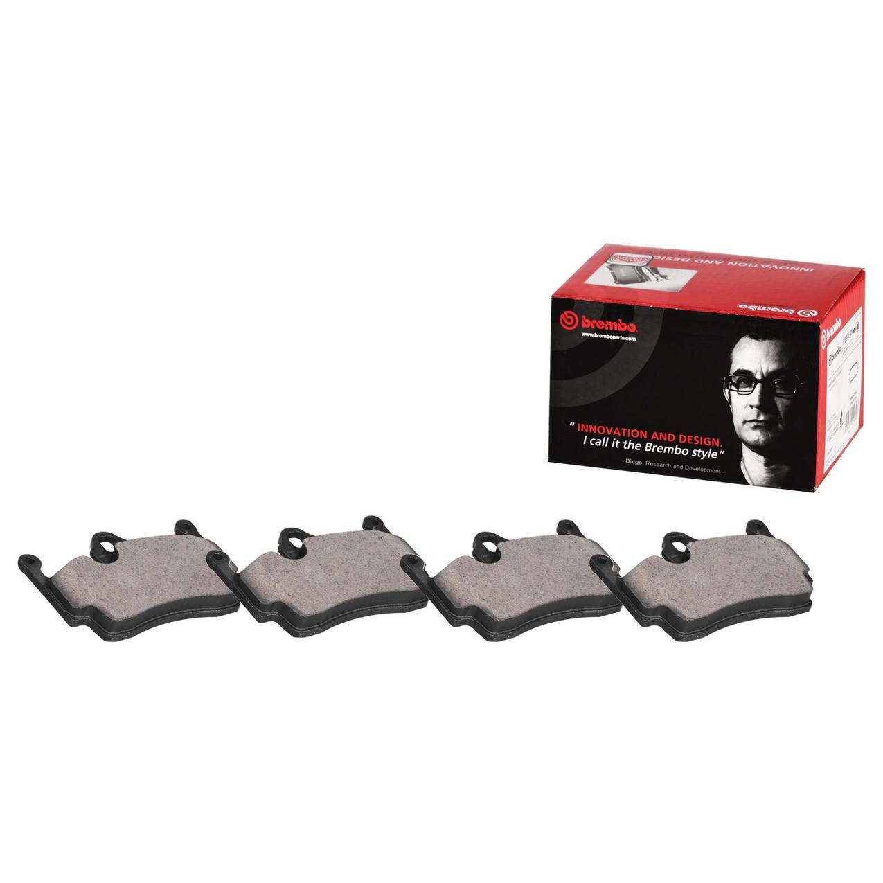 Porsche Disc Brake Pad Set - Front (Ceramic) 99135194903 Brembo