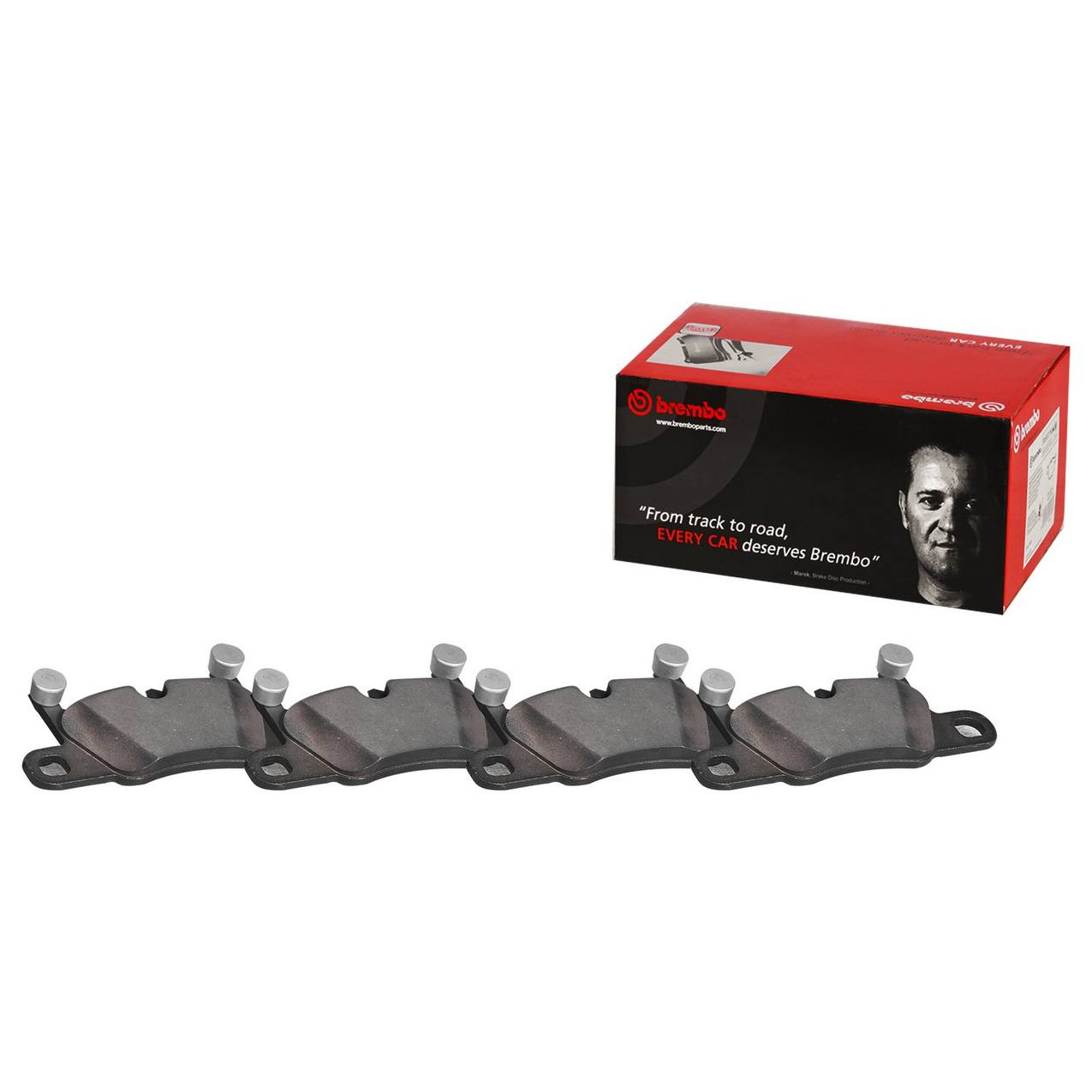 Porsche Volkswagen Disc Brake Pad Set - Rear (Ceramic) 99135293902 Brembo