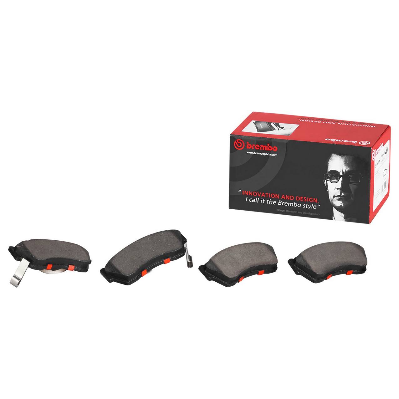 Subaru Scion Disc Brake Pad Set - Front (Ceramic) 26296SC011 Brembo