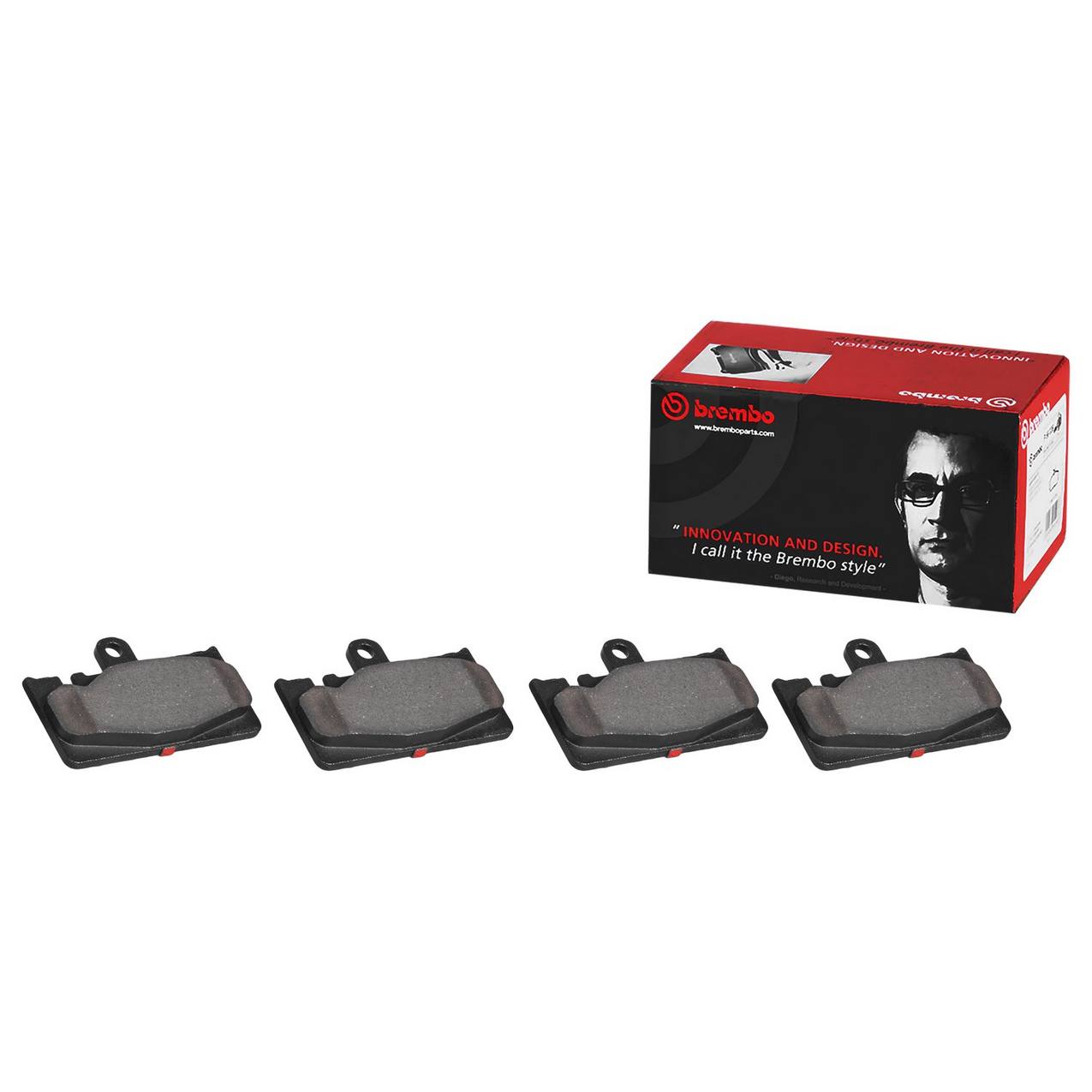 Toyota Disc Brake Pad Set - Rear (Ceramic) 0446645010 Brembo