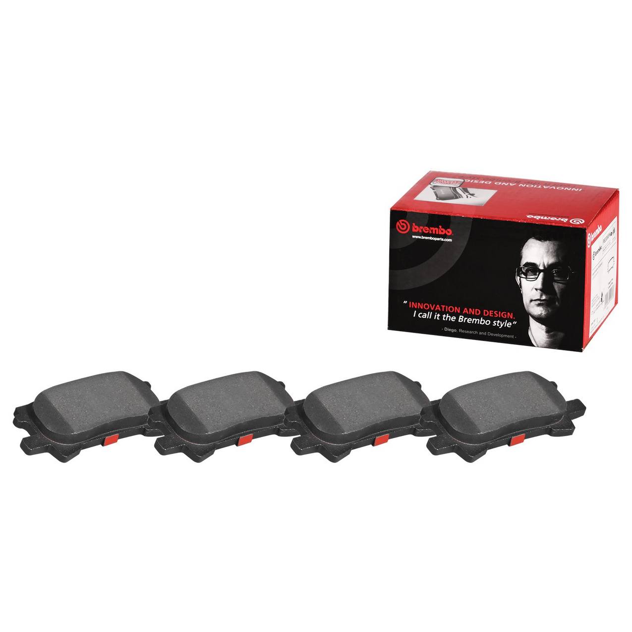 Toyota Lexus Scion Disc Brake Pad Set - Rear (Ceramic) 0446632030 Brembo