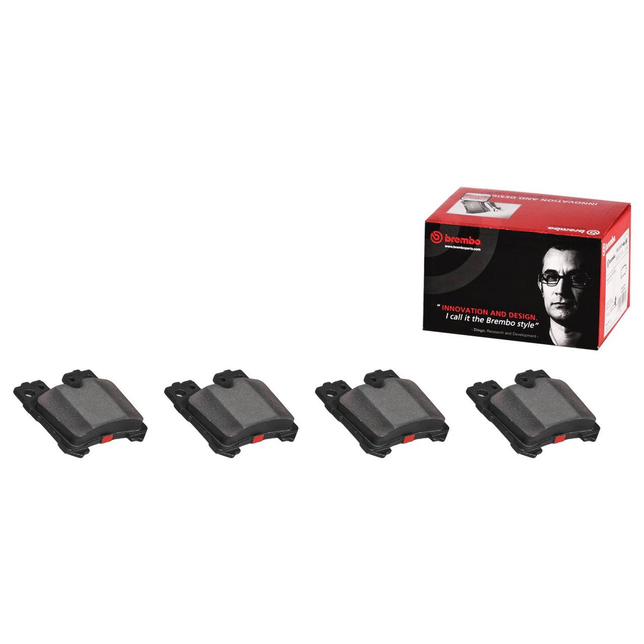 Lexus Disc Brake Pad Set - Rear (Ceramic) 0446653010 Brembo