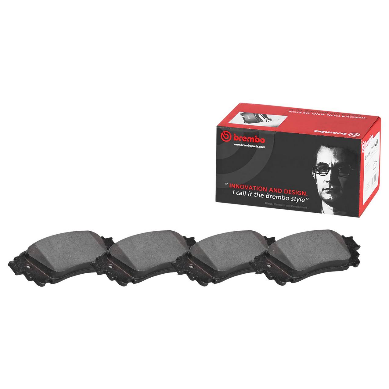 Lexus Toyota Disc Brake Pad Set - Rear (Ceramic) 044660E010 Brembo