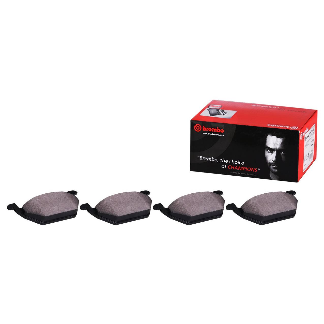 Audi Disc Brake Pad Set - Rear (Ceramic) 8E0698451L Brembo